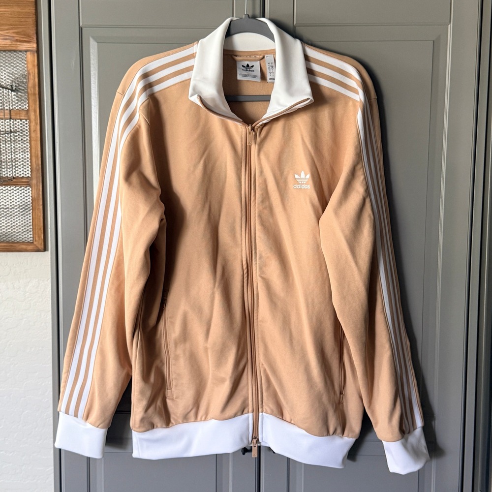 Adidas Originals Mens Adicolor Classics Beckenbauer Track‎ Top,Tan, L